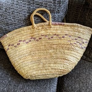 Straw / Wicker Tote NWOT